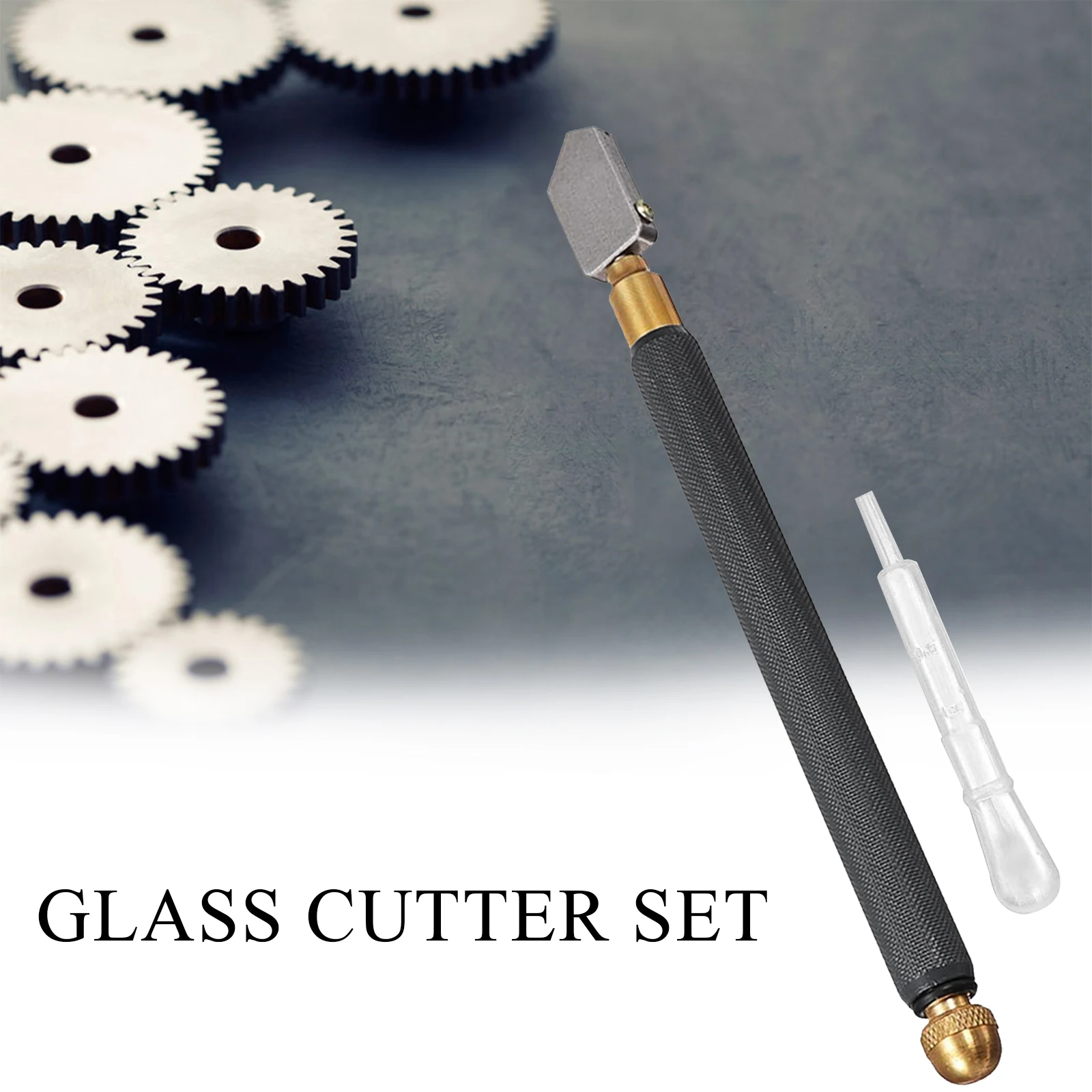 

1PCS Upgrade Diamond Glass Cutter 2-20mm 175mm Carbonization Tungsten Alloy Glasses Cutters For Hand Tool Glass Cutting