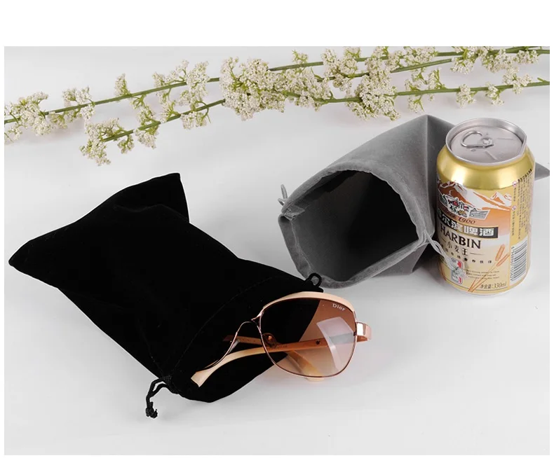 Рождественский мешочек на шнурке большой размер 20x30 см 50 шт. персонализированный