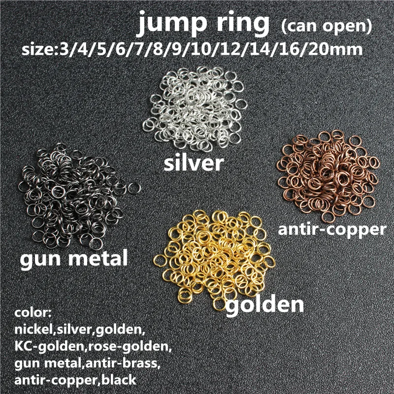 Разноцветные ювелирные аксессуары Открытое кольцо соединительное ожерелье