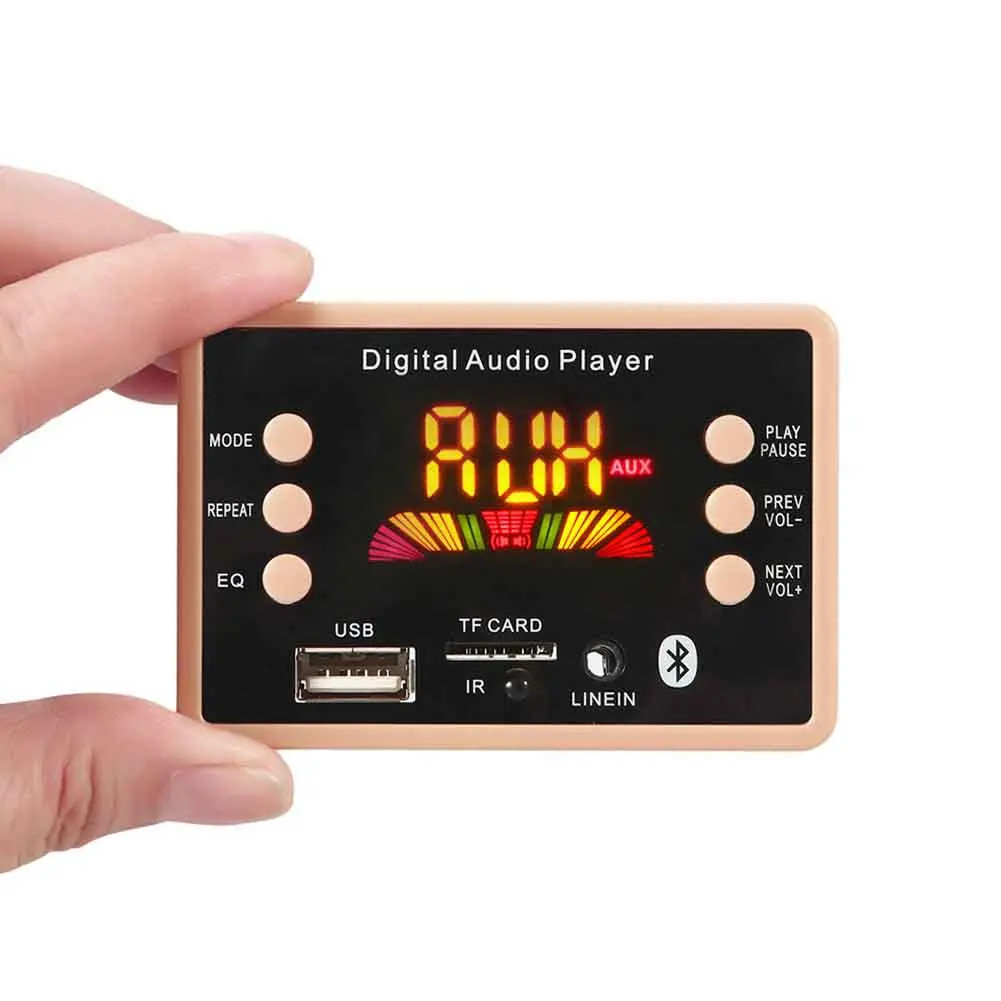 DC 12V FM Radio MP3 Decoder Board TF Remote Control Car Audio Electronic Professional Wireless Bluetooth 5.0 Universal Module | Автомобили