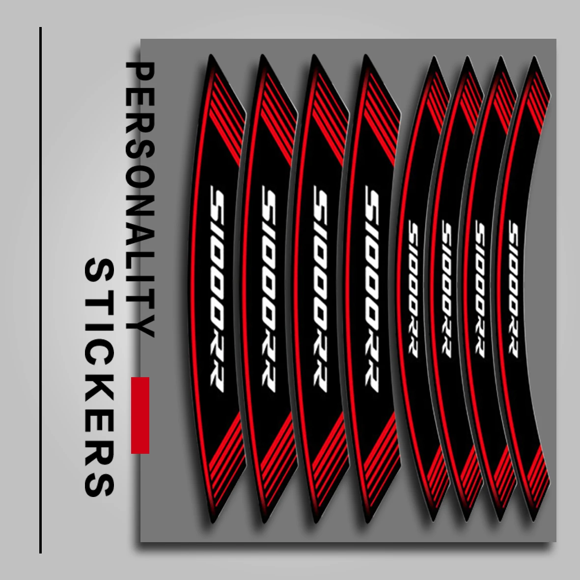 Новый мотоцикл 8X толстый край внешний обод наклейки полоса колесные для BMW S1000RR