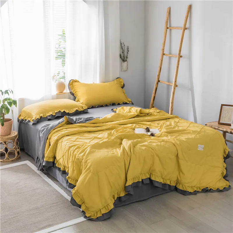 Лотос кружева шлифовальный Летний прохладный пододеяльник одеяло один двойной