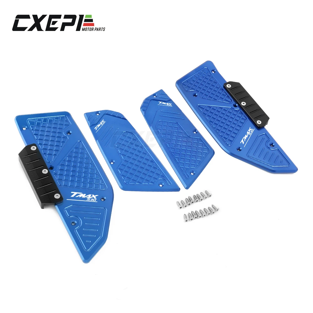 For Yamaha T max tmax 530 tmax530 2017 2018-2020 Motorcycle CNC Front Rear Footboard Steps Footrest Pedal Foot Plate Accessories |