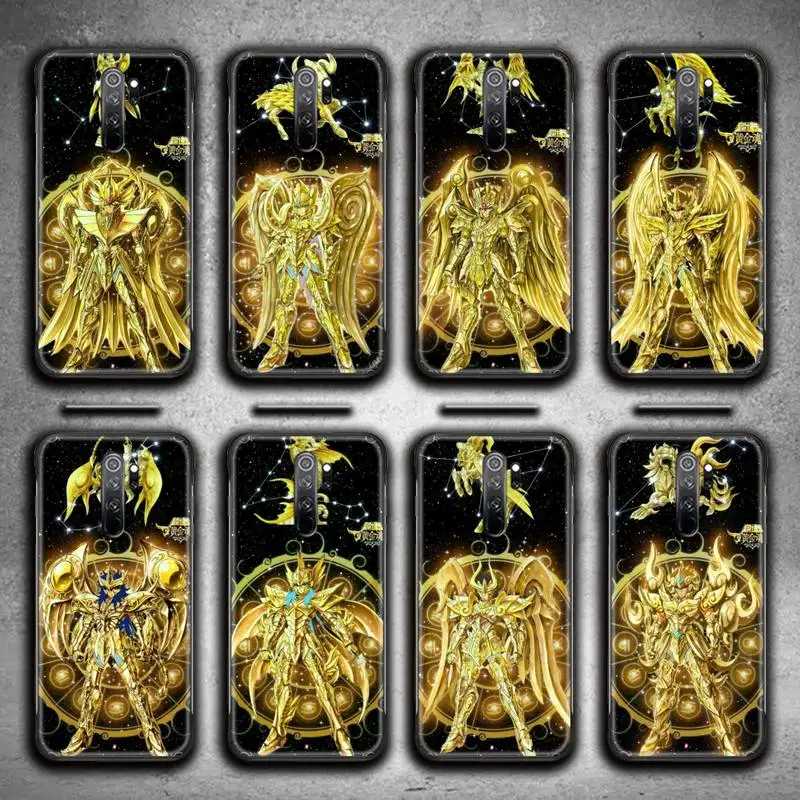 

Saint Seiya Phone Case for Redmi 9A 9 8A Note 11 10 9 8 8T Pro Max K20 K30 K40 Pro
