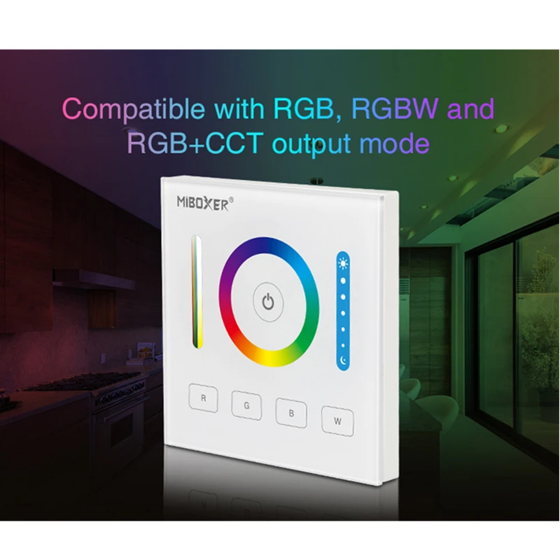 Miboxer DP3 с цифровым адресным интерфейсом 86 RGB CCT затемнения Панель сенсорный