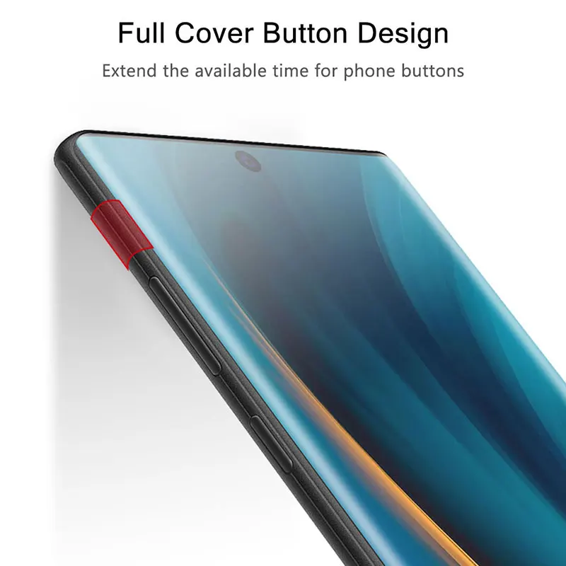 Для Samsung Galaxy Note 10 Plus Pro Чехол Мягкий ТПУ силиконовый бампер Fundas задняя крышка для