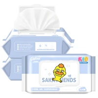 wet wipes for children nonwovens wet tissue baby accessories paper napkins makeup remover anti bacteria hand mouth 80pcs3pack