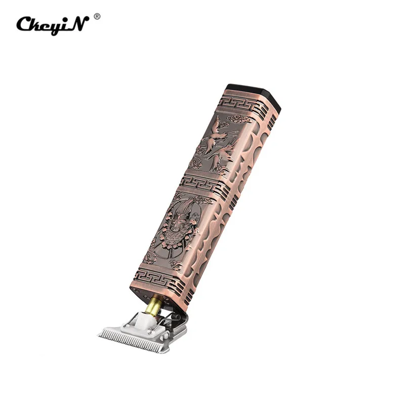 Портативный беспроводной триммер для волос профессиональная машинка стрижки