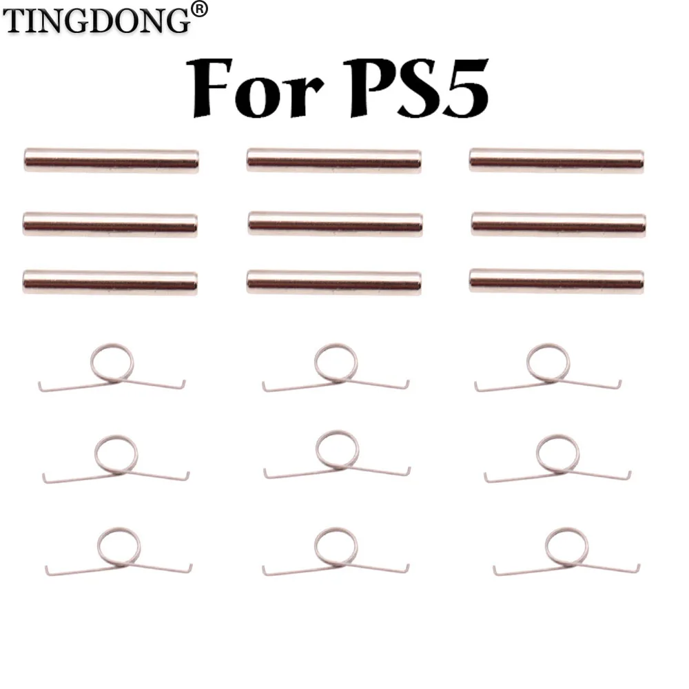 

1000PCS Rotating shaft spring For Sony PlayStation 5 PS5 Controller stainless steel rod shaft Handle Cylinder Linear Rods axis