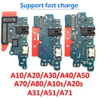 USB зарядная док-станция с гибким кабелем для Samsung A80 A70 A60 A50 A40 A30 A20 A10 A10s A20s A7 A9 2018 A750F A920F A70s
