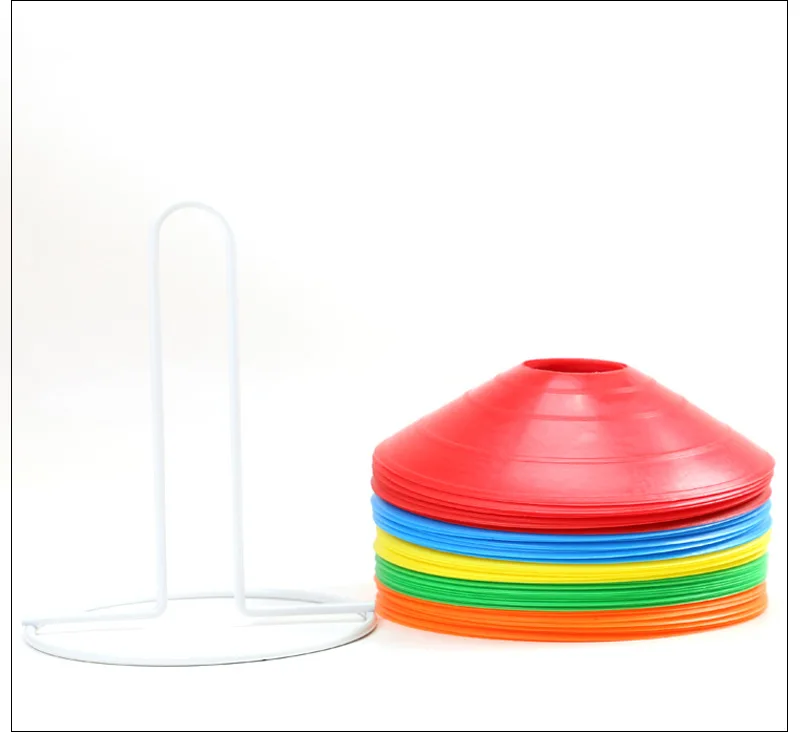 Футбольный тренировочный логотип диск Круглый отверстие знак препятствие конус