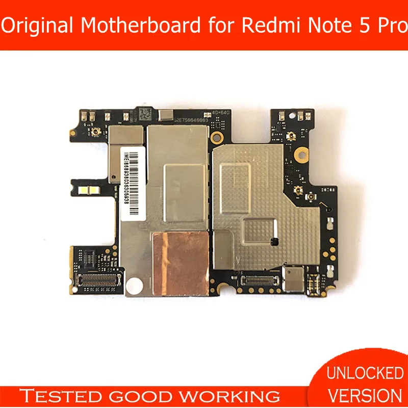 Оригинальная материнская плата для Redmi Note 5 Pro глобальная разблокированная с
