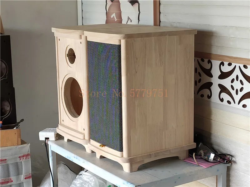 Корпус динамика из массива дерева корпус для автомобильного сабвуфера 10 дюймов 1