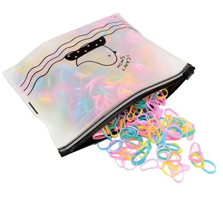 

1000pcs Cute Colourful Rubber Band Elastic Hair Bands Kids Hair Bands Ponytail Holder Rubber Scrunchies Kids