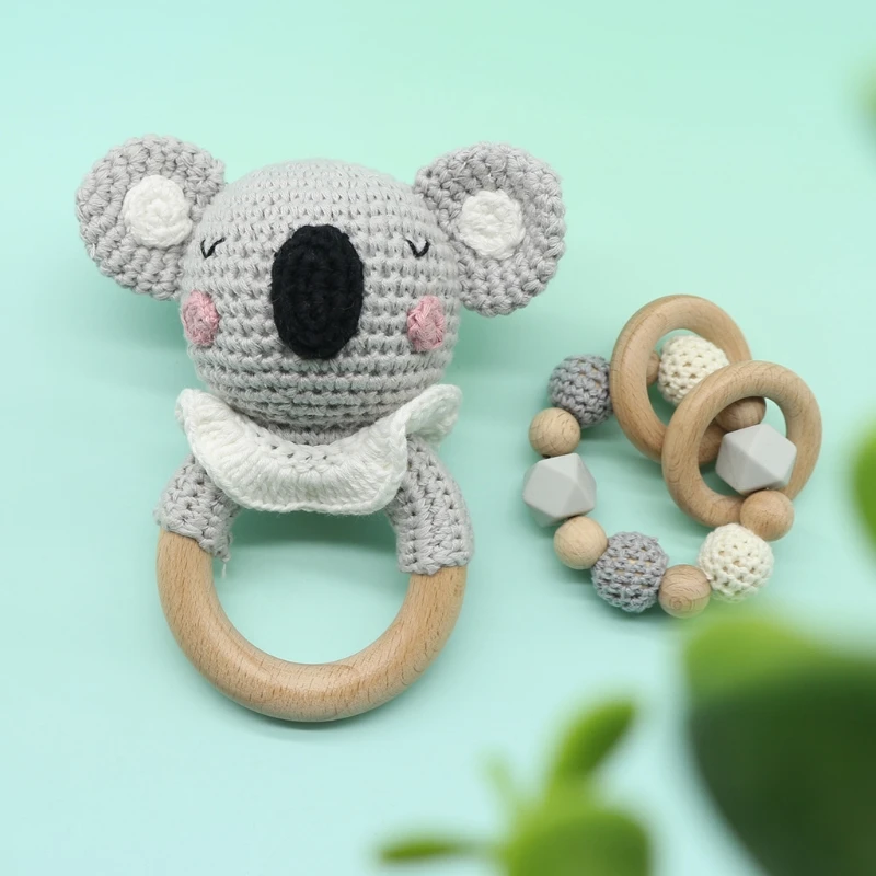 

Детское искусственное кольцо «сделай сам», Koala, погремушка, Soother, детское искусственное кольцо