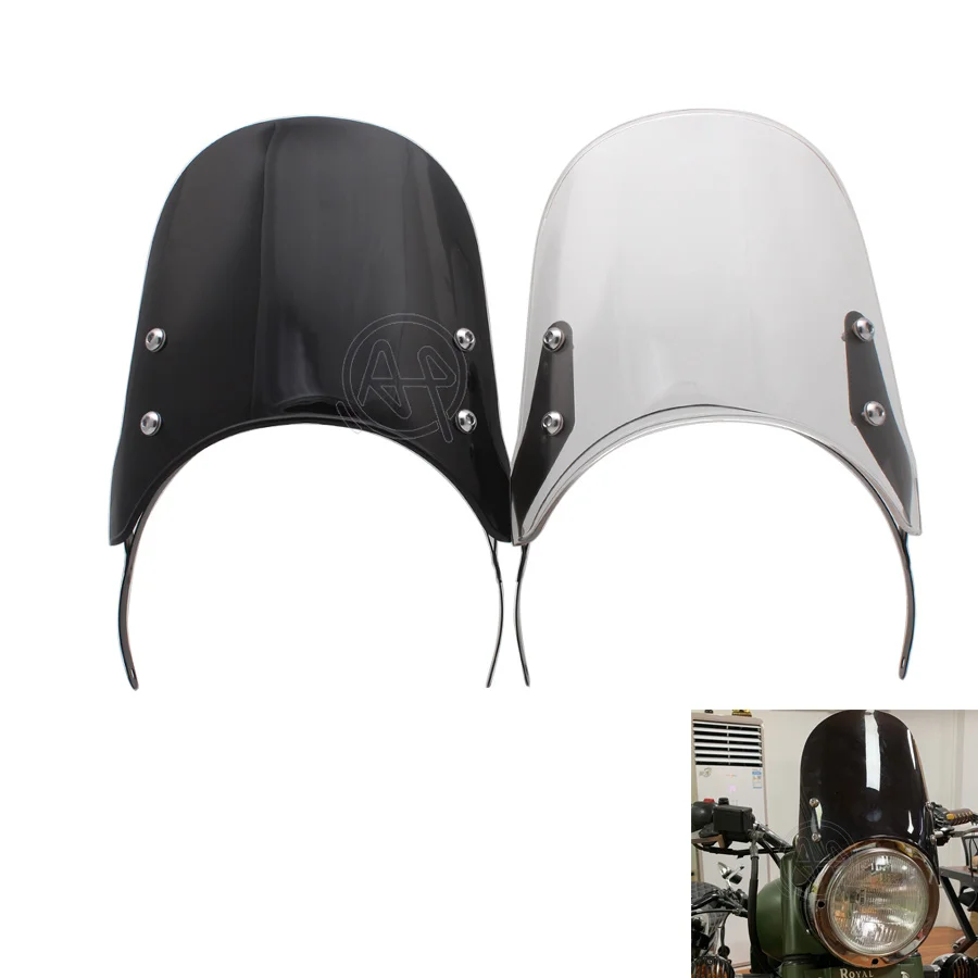 Ветровой дефлектор для мотоцикла 7 3 дюйма из АБС пластика|Козырьки от ветра и
