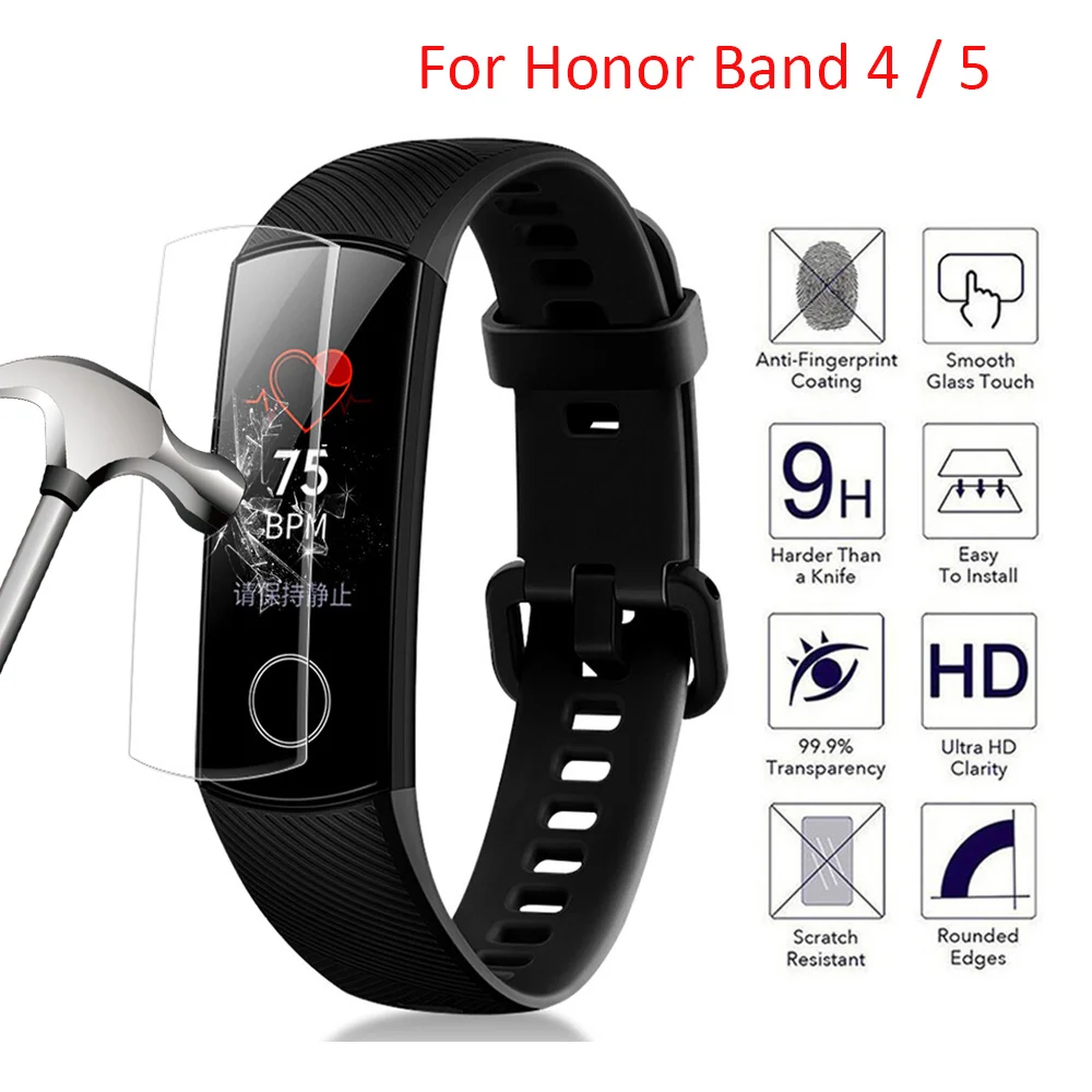 Мягкая защитная пленка для Honor Band 5 ремешок 4 экрана браслет huawei