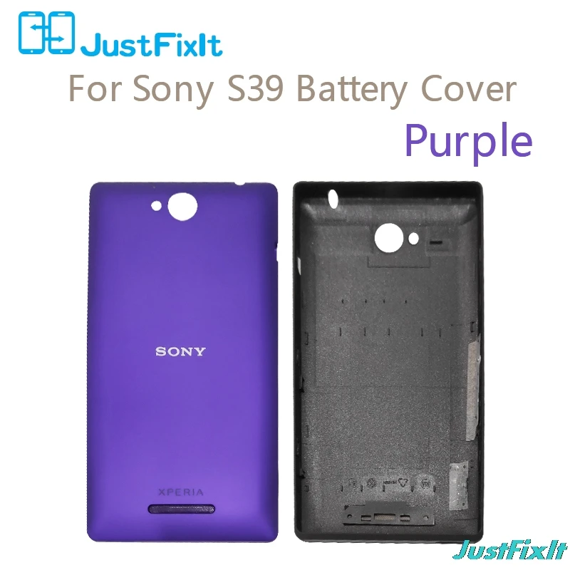 S39 задний корпус Пластиковая Задняя Дверь Ремонт чехол запасные части для sony Xperia C
