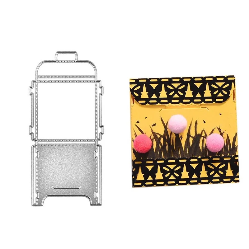 GJCrafts конверт металлические Вырубные формы рождественские трафареты для DIY