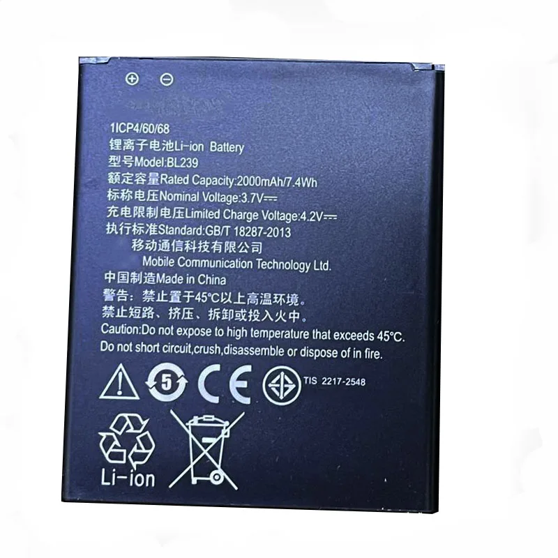 

Bl239 battery for Lenovo a330e/A399 2000mAh