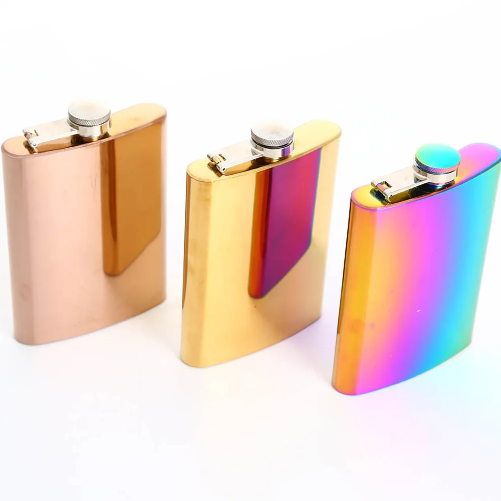 1 шт. фляжка из нержавеющей стали 8 унций|Плоские фляги| |