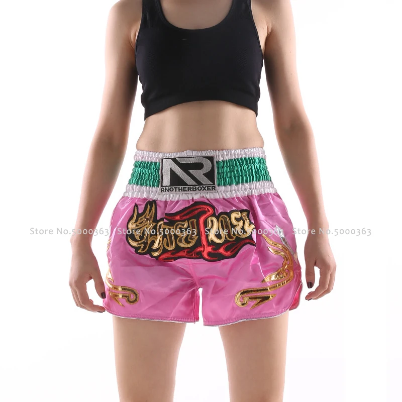 Для женщин и мужчин для кикбоксинга ММА Муай Тай шорты детей девочек борьбы
