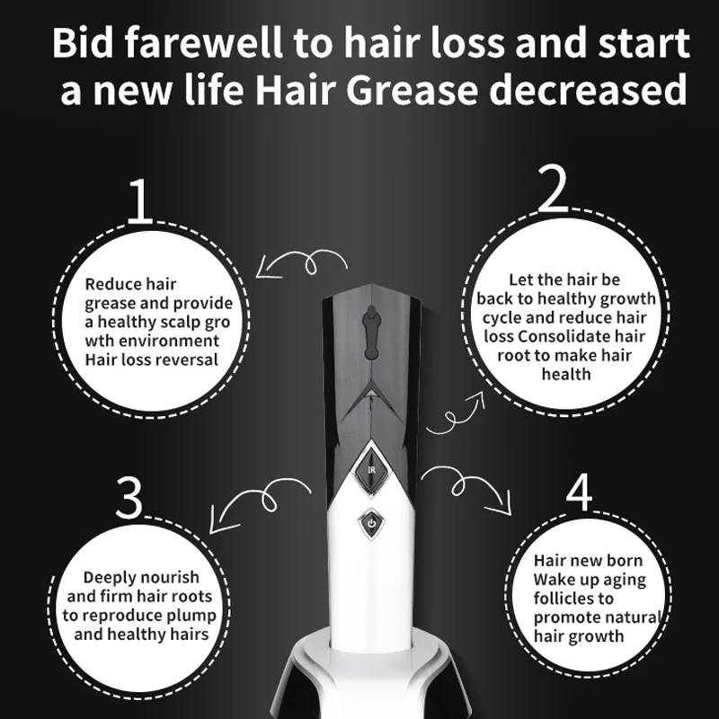 

1 Pc Hair Growth Care Treatment Comb Massage Comb Hair Massage Equipment Comb Stop Hair Loss Anti Hair Loss Therapy