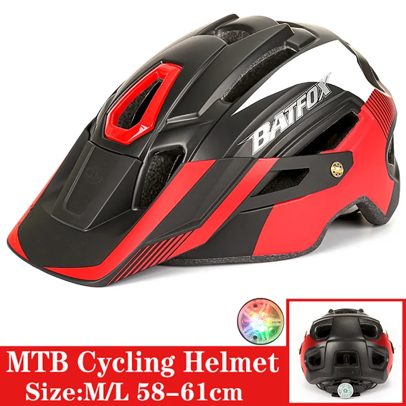 Шлем велосипедный BATFOX для мужчин и женщин легкий спортивный защитный шлем