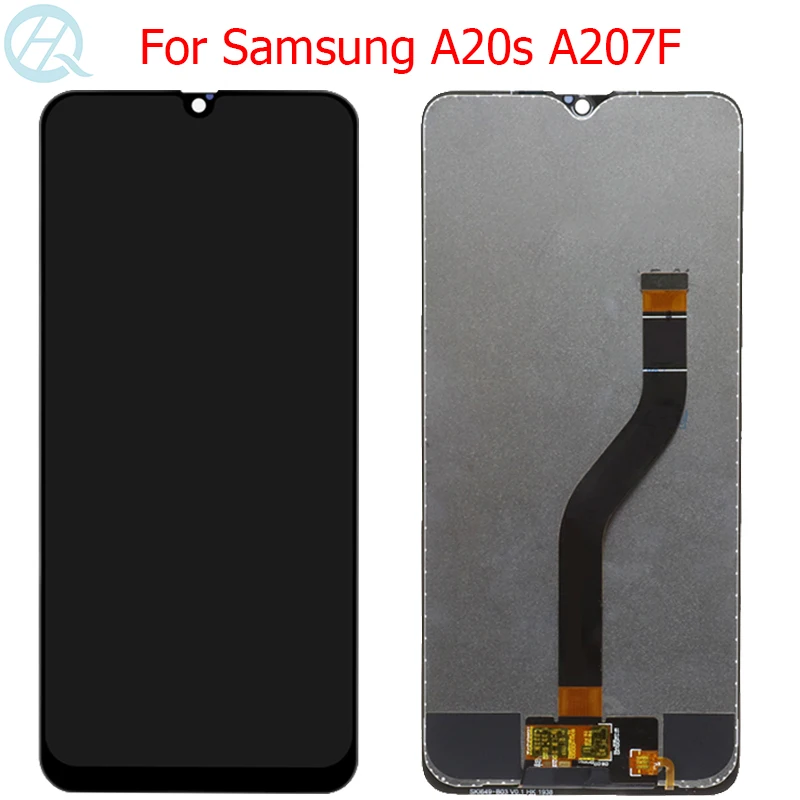 Оригинальный экран A207F для Samsung Galaxy A20S ЖК дисплей с рамкой 6 5 дюйма сенсорный в