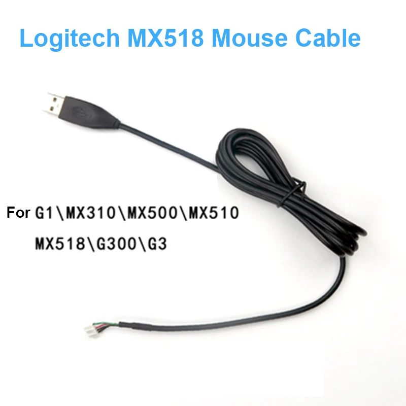Оригинальные новые USB кабели для мыши Logitech G9X Alien/G5/MX518/G500/G502/G300S/G402/G102/G400S|Аксессуары