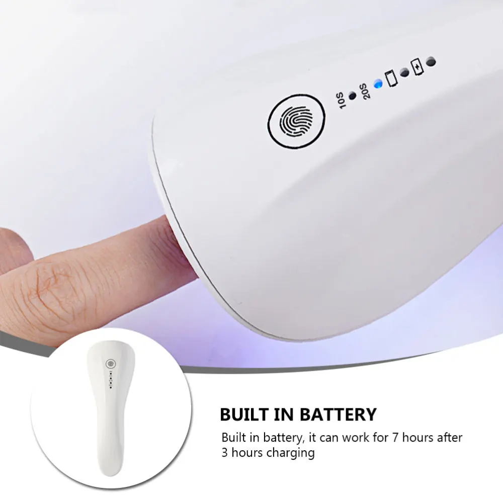 

Rechargeable Mini Manicure Household Manicure Dryer Portable Nail Art Lamp