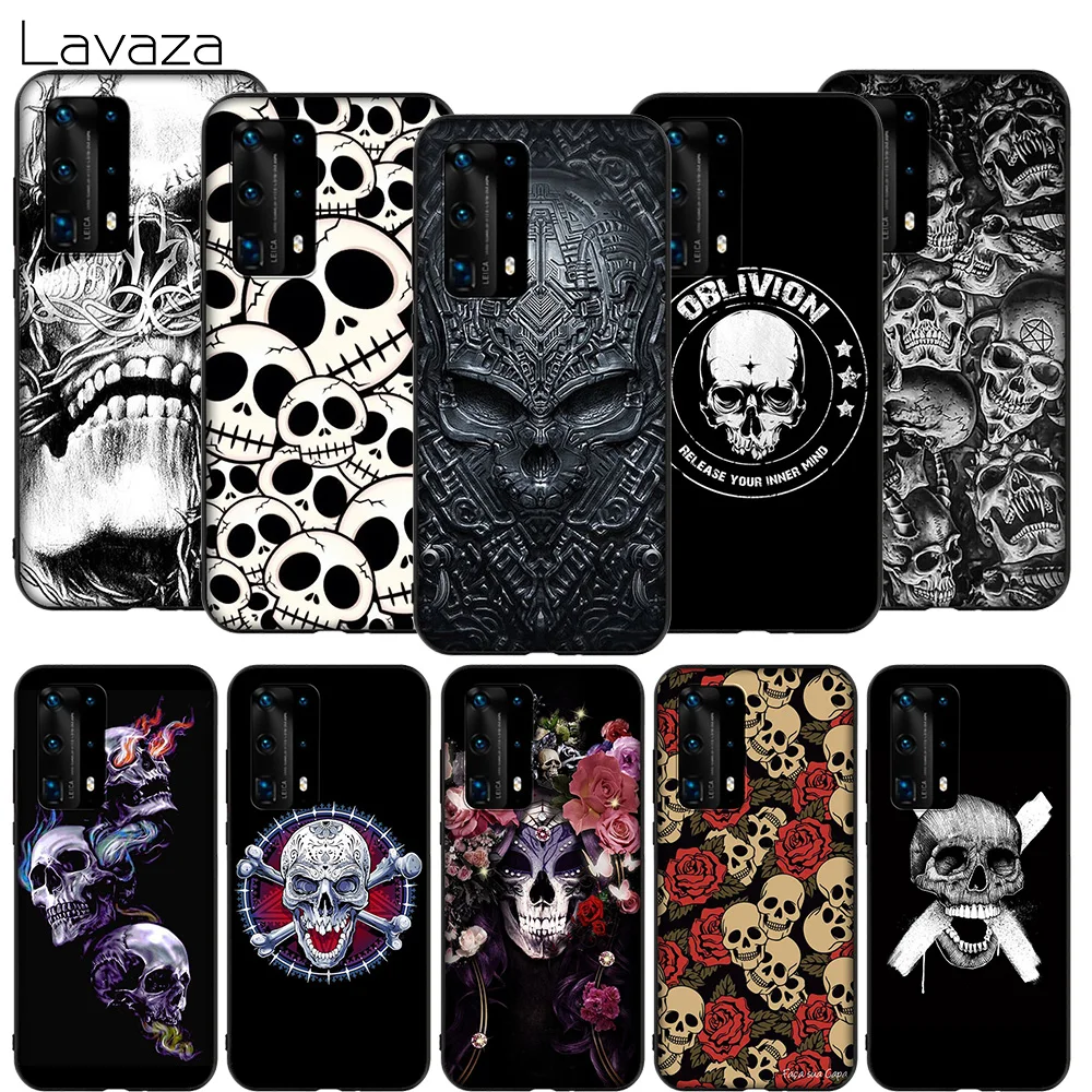 Мягкий чехол Lavaza K121 Satanic Scary Skull для Honor Note 6A 7A 7C 7X 8 8A 8C 8X 9 9X 10 20S 30 9A 10X Y6P Lite Pro|Бамперы| |