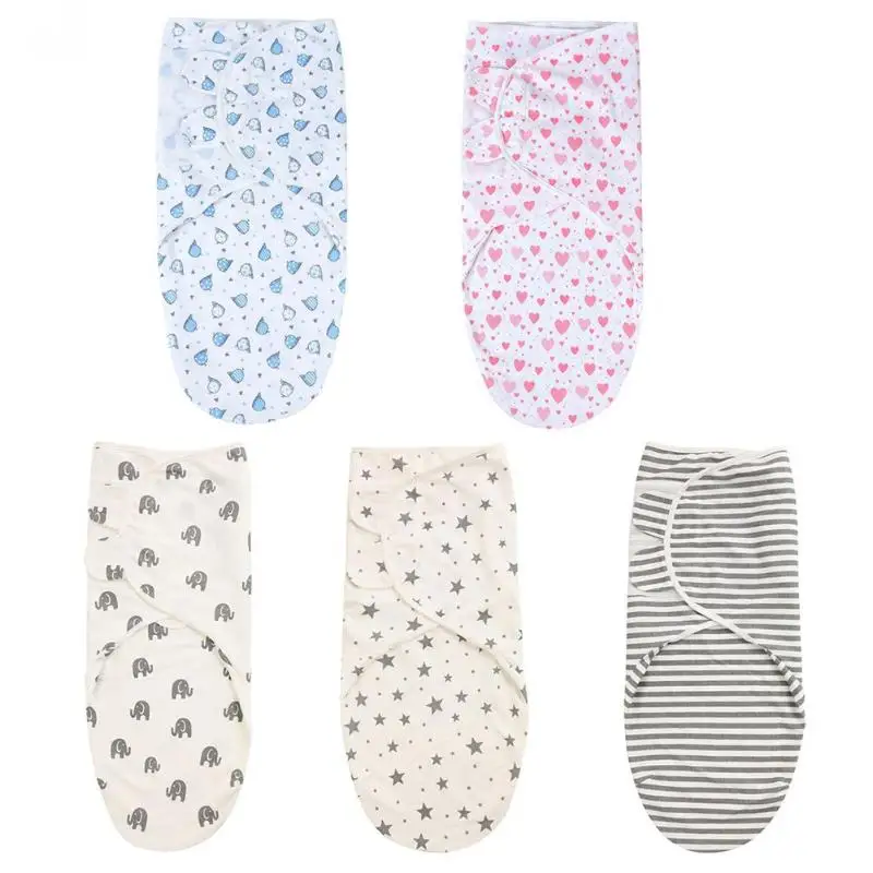 Мягкий детский хлопковый спальный мешок для пеленания конверт новорожденных 0-3