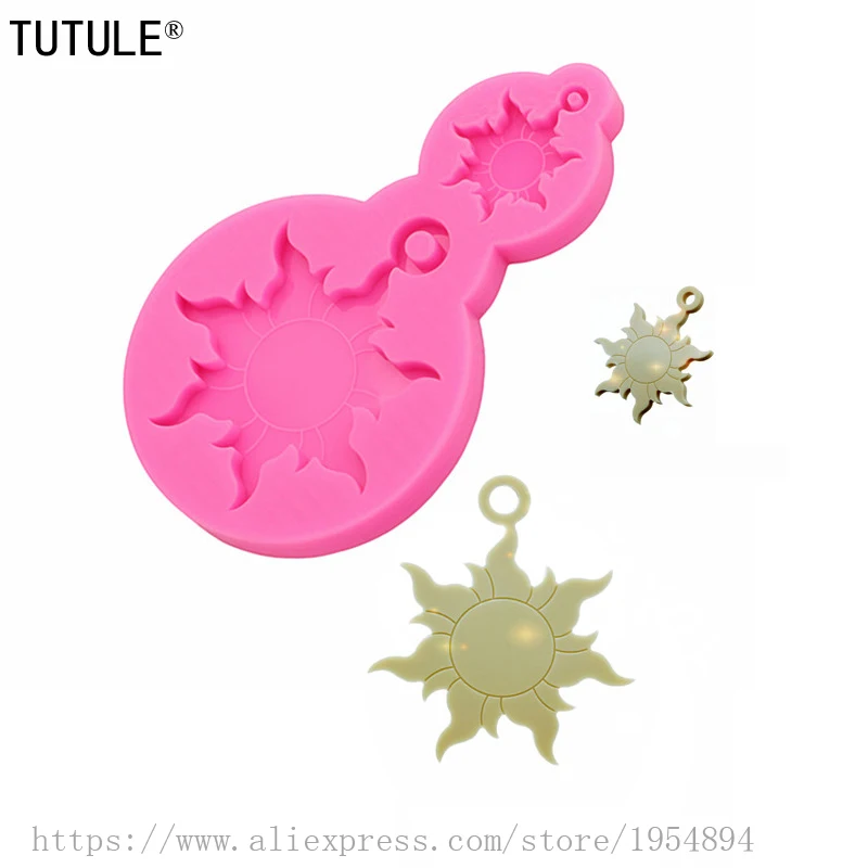 Солнцезащитная блестящая форма силиконовая подставка для смолы и подвесок