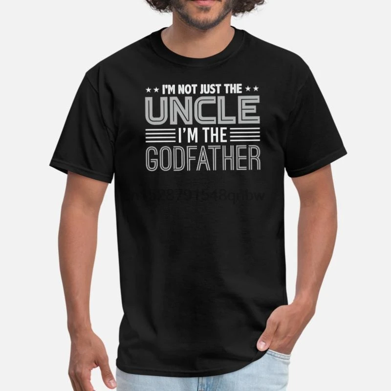 Футболка с принтом Im Not Just The Uncle Godfather для мужчин и девочек мальчиков футболка