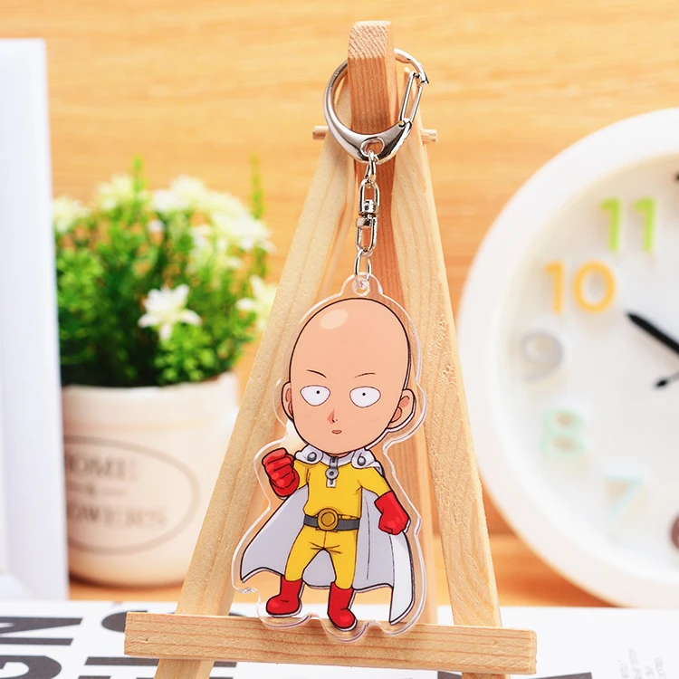 Аниме ONE PUNCH-MAN Saitama Genos Senritsu no Tatsumaki ATOMIC ZAMURA акриловая подвеска брелок кулон сумка