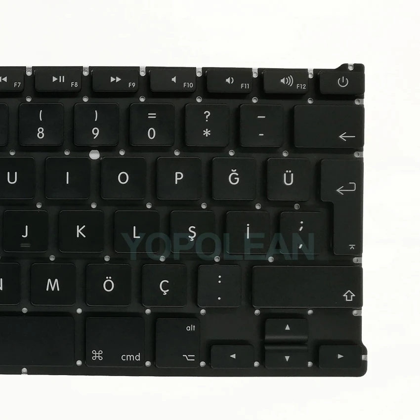 Клавиатура Турецкая для Macbook Air 3 шт. 13 дюймов A1369 A1466 турецкий TK клавиатура 2011 2012 2013