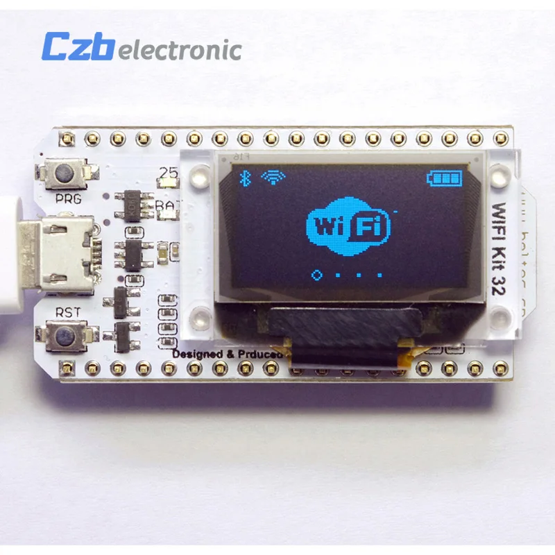 ESP32 0 96 дюймовый синий OLED дисплей Bluetooth WIFI комплект Lora 32 модуль Интернет разработки