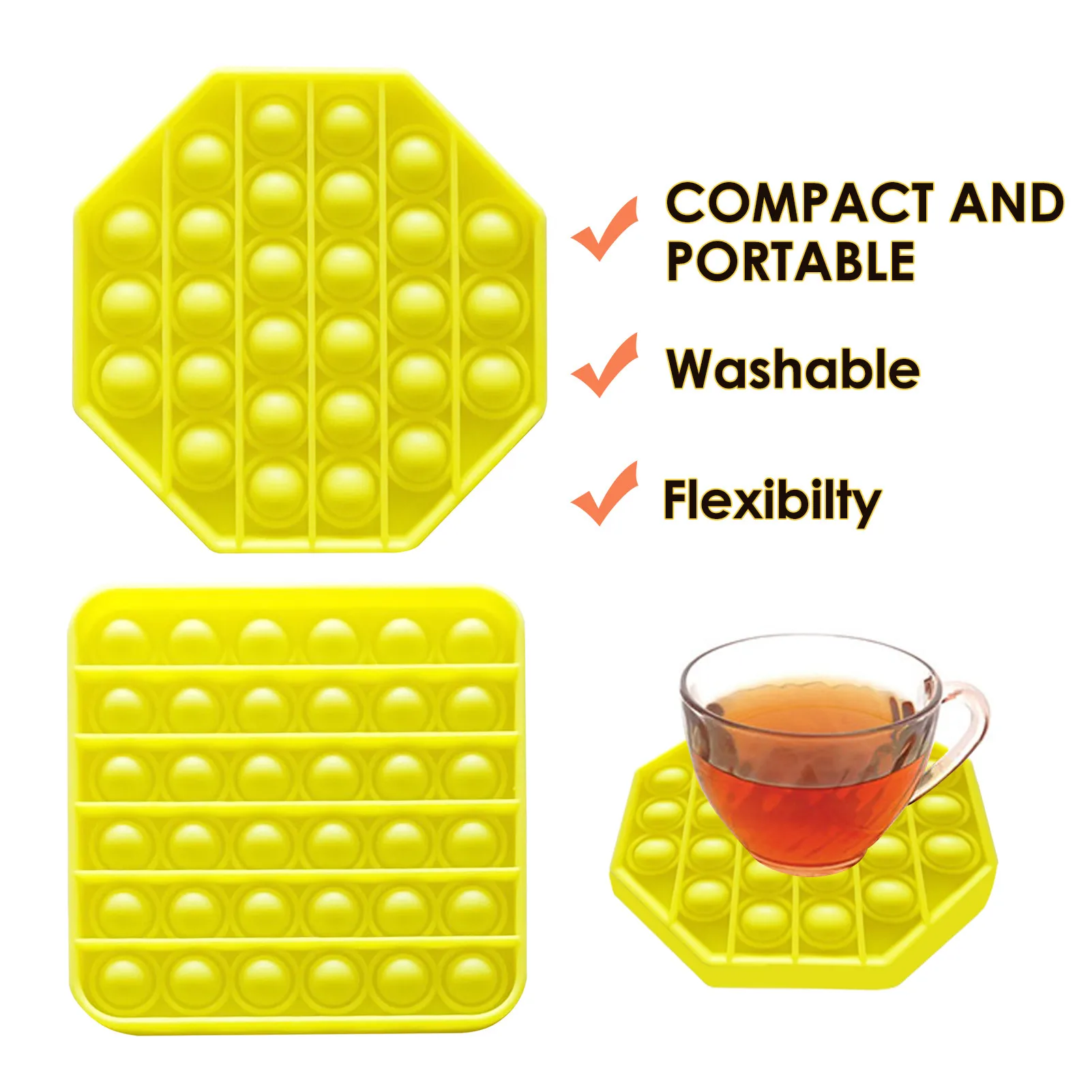 

Push Pop Bubble Sensory Fidget Toy Autism Needs Stress Reliever Toys Adult Kid Stress Reliever Toys Funny Anti-stress Reliever