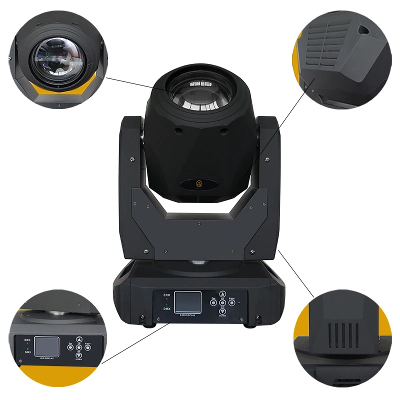 132 Вт сценический светильник с подвижной головкой Шарпи 2R 132W Быстрый Colorfu16/20 DMX