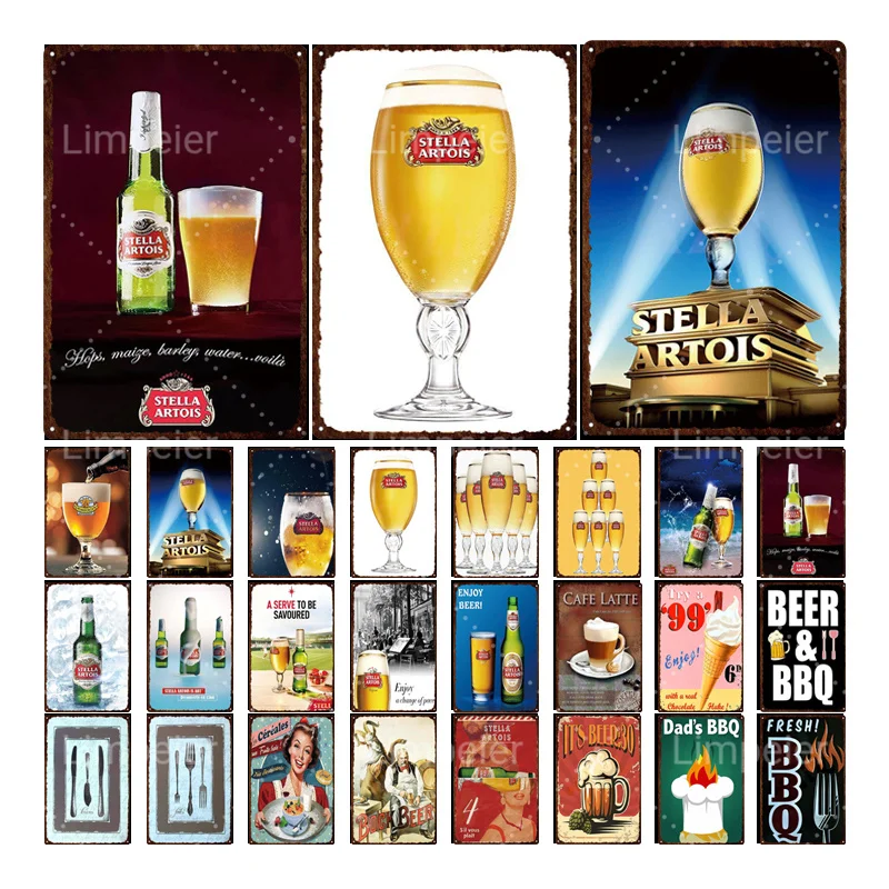 

Vintage Poster Alcohol Kraft Paper Tin Painting Poster Winery Living Room Bar Wall DecorSticker Store Beer Hotel Scene Layout