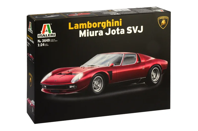 

1/24 ITALERI plastic assembled car model toy LAMBORGHINI MIURA JOTA SVJ #3649