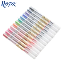 12 pcs colour pen set 0 5mm gel pen for writing art drawing pens journaling card making japanese simple natural pen