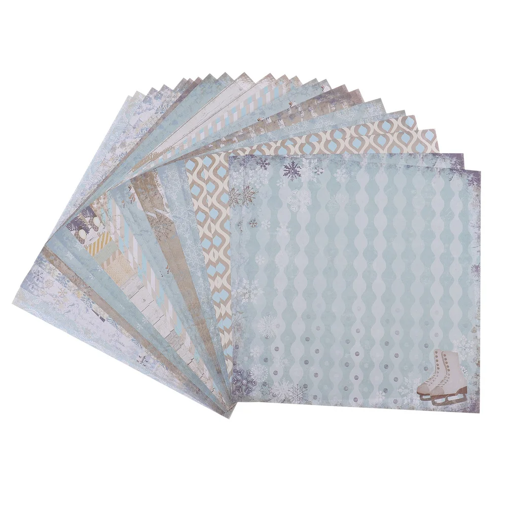 

2 Sets/48sheets Pattern Paper Beautiful Scrapbook Paper Decorative Paper for DIY