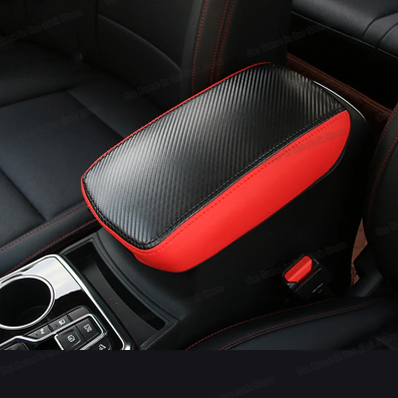 Автомобильный подлокотник из волоконной кожи Lsrtw2017 коврик для kia sportage ql 2015 2016 2017