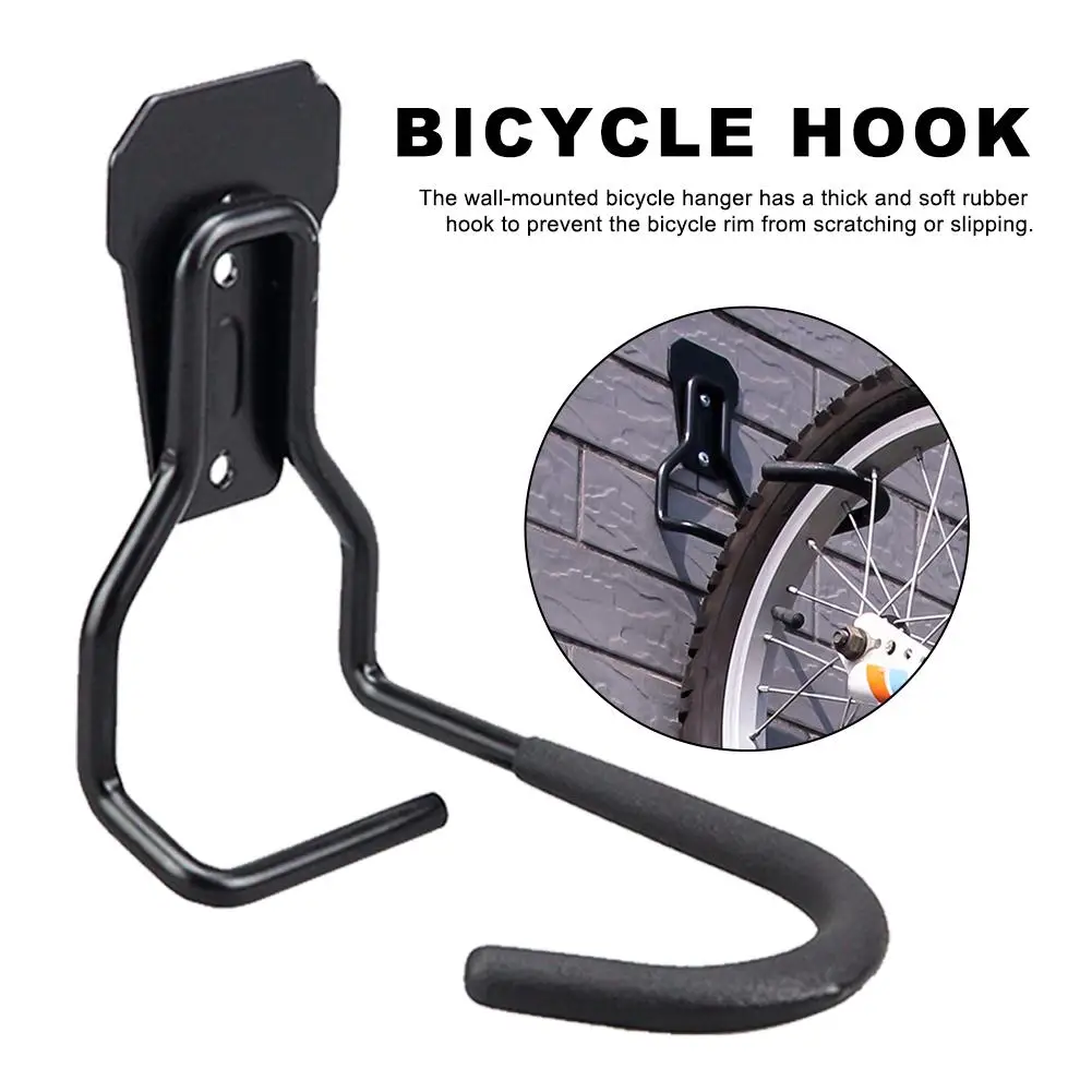 Bicycle Wall Mount Hook Bicycle Parking Buckle Portable Wall