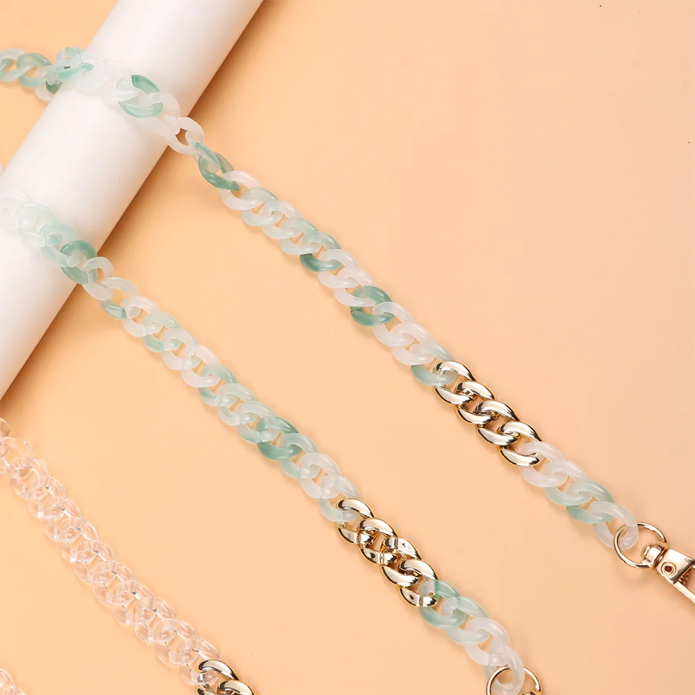 

New Transparent Acrylic Sunglasses Chain Women Reading Glasses Hanging Neck Chain Largand Glasses Chain Eyeglasses Strap