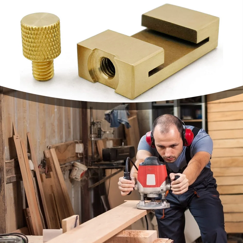 

Brass Angle Scriber Line Marking Gauge Steel Ruler Positioning Block For Ruler Locator DIY Carpentry Scriber Measuring Tools