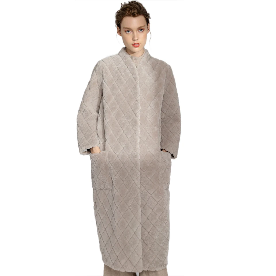 Брендовая женская Роскошная Меховая куртка леди высокого качества 100%