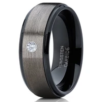 men rings tungsten carbide ring simple wedding engagement bands finger ring anniversary birthday gift jewelry